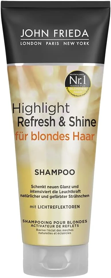 شامپو درخشان کننده و احیا کننده هایلایت موهای بلوند جان فریدا - درخشش جدید می بخشد و روشنایی هایلایت ها را افزایش می دهد 250 میلی لیتر شامپو درخشان کننده و احیا کننده هایلایت موهای بلوند جان فریدا - درخشش جدید می بخشد و روشنایی هایلایت ها را افزایش می دهد 250 میلی لیتر