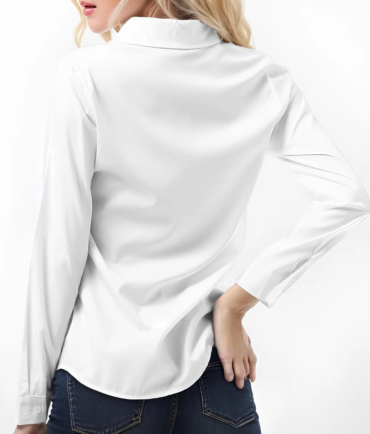 بلوزهای دکمه دار زنانه آستین بلند مناسب کار و استایل رسمی، ترندی 2025، پیراهن های کژوال و تونیک بلوزهای دکمه دار زنانه آستین بلند مناسب کار و استایل رسمی، ترندی 2025، پیراهن های کژوال و تونیک