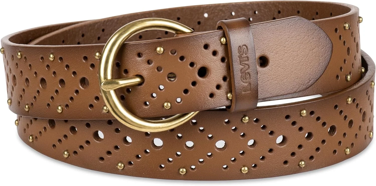 کمربند زنانه روزمره با قابلیت تنظیم کامل سوراخ دار Levi's کمربند زنانه روزمره با قابلیت تنظیم کامل سوراخ دار Levi's