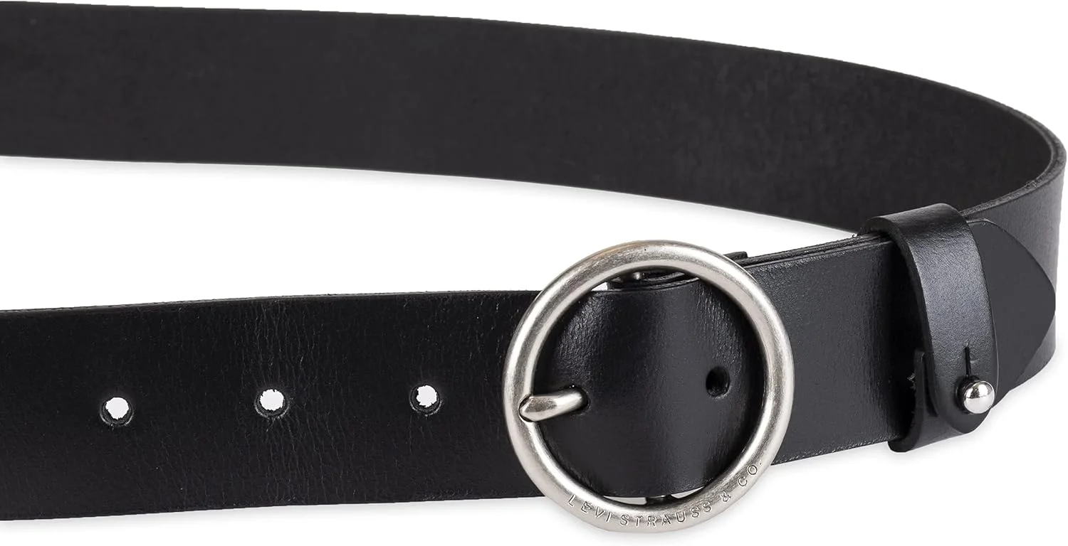 کمربند زنانه Levi's مدل Circular Center Bar Buckle