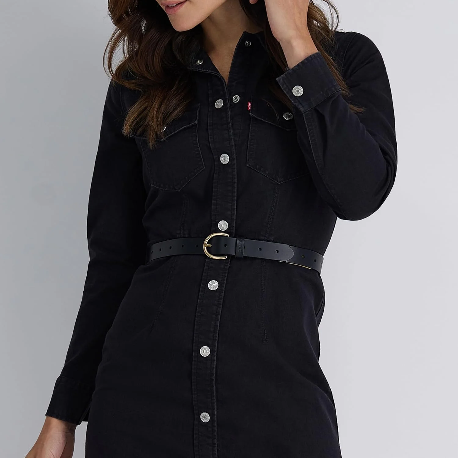 کمربند چرمی سوراخ دار زنانه Levi's، کمربند غیر رسمی کمربند چرمی سوراخ دار زنانه Levi's، کمربند غیر رسمی