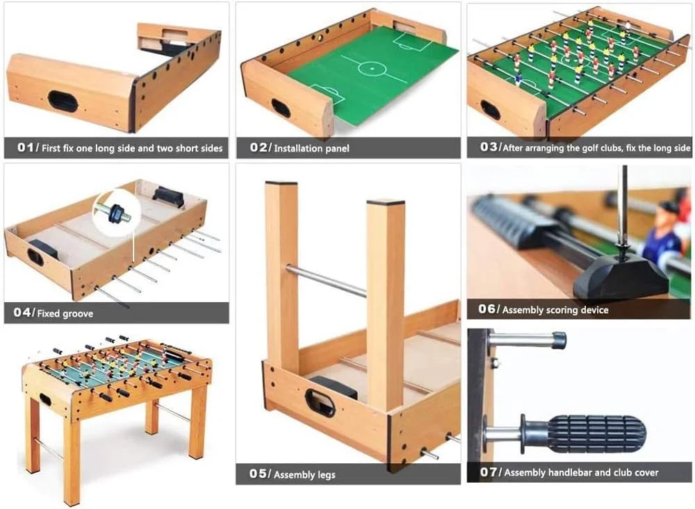 میز بازی چند منظوره Suuim، میز فوتبال دستی چند منظوره، میز بازی ترکیبی با فوتبال، بیلیارد، هاکی اسلاید، میز فوتبال دستی چوبی، ایده آل برای اتاق های بازی، آرکا میز بازی چند منظوره Suuim، میز فوتبال دستی چند منظوره، میز بازی ترکیبی با فوتبال، بیلیارد، هاکی اسلاید، میز فوتبال دستی چوبی، ایده آل برای اتاق های بازی، آرکا