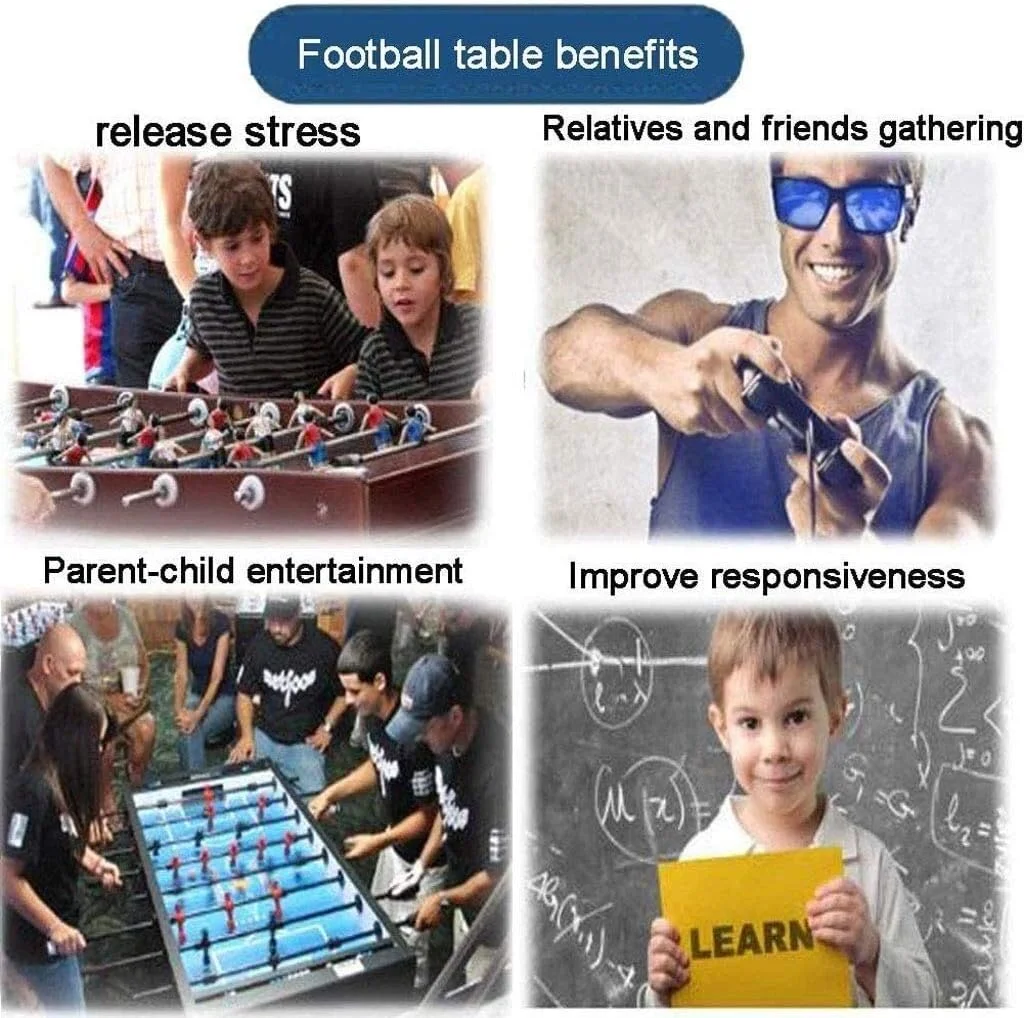 فوتبال دستی سویییم - سایز استاندارد، سرگرمی چند نفره، مناسب بزرگسالان و خانواده ها - بازی تفریحی فوتبال دستی برای اتاق بازی، آرکید، بار، مهمانی فوتبال دستی سویییم - سایز استاندارد، سرگرمی چند نفره، مناسب بزرگسالان و خانواده ها - بازی تفریحی فوتبال دستی برای اتاق بازی، آرکید، بار، مهمانی