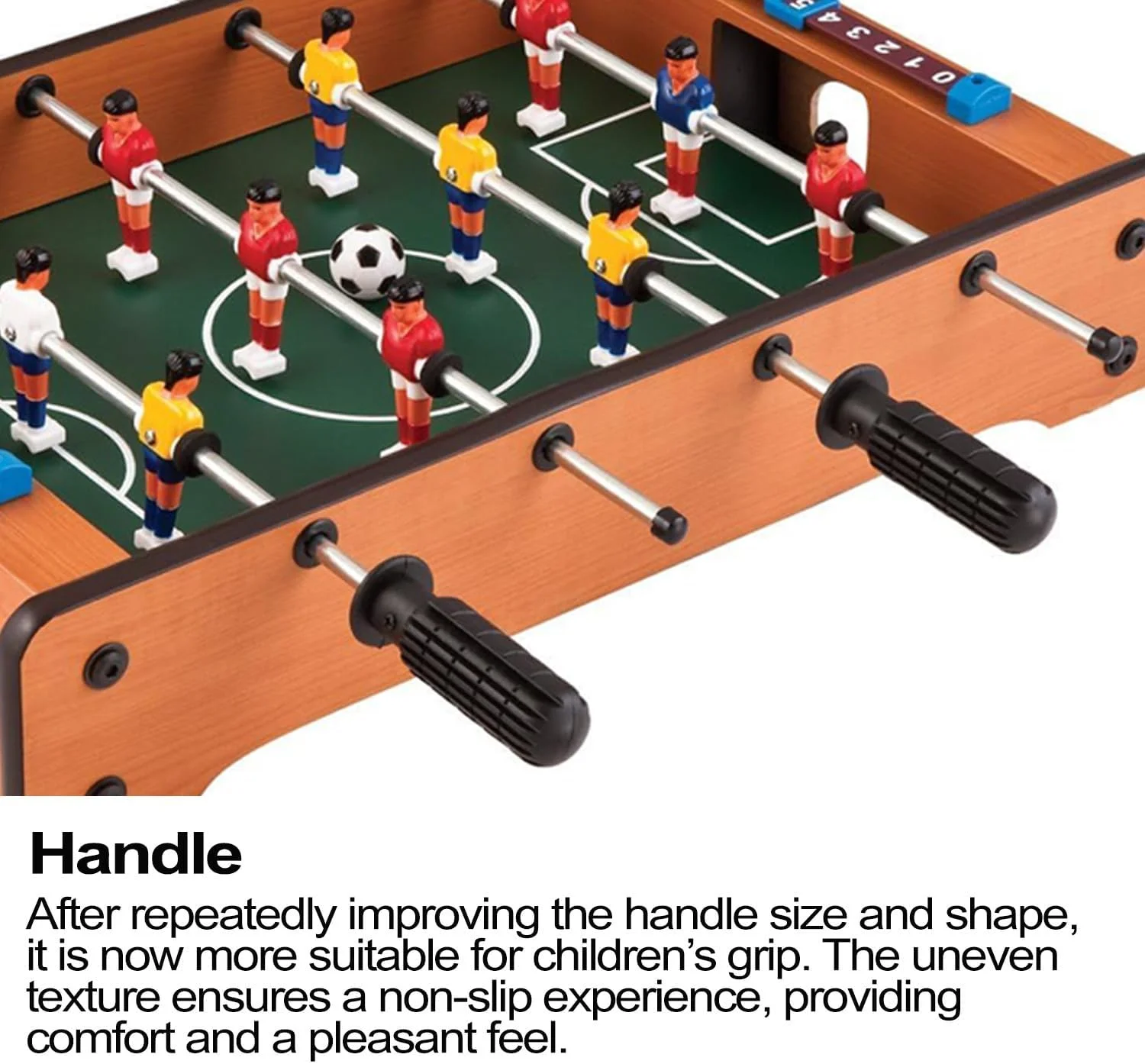 میز فوتبال دستی رومیزی SKY LAND: ست بازی فوتبال/فوتبال دستی کوچک قابل حمل برای بزرگسالان و کودکان - شامل دو توپ و نگهدارنده امتیاز میز فوتبال دستی رومیزی SKY LAND: ست بازی فوتبال/فوتبال دستی کوچک قابل حمل برای بزرگسالان و کودکان - شامل دو توپ و نگهدارنده امتیاز