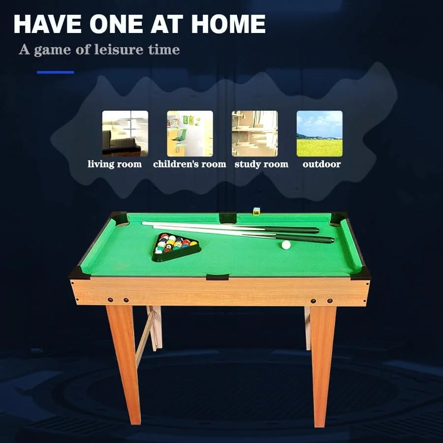 ست بیلیارد رومیزی 31 اینچی SKY LAND - بازی میز بیلیارد قابل حمل برای کودکان و بزرگسالان - شامل 2 چوب بیلیارد، گچ و مجموعه کامل توپ - ایده آل برای سرگرمی در خانه، دفتر یا مهمانی ست بیلیارد رومیزی 31 اینچی SKY LAND - بازی میز بیلیارد قابل حمل برای کودکان و بزرگسالان - شامل 2 چوب بیلیارد، گچ و مجموعه کامل توپ - ایده آل برای سرگرمی در خانه، دفتر یا مهمانی