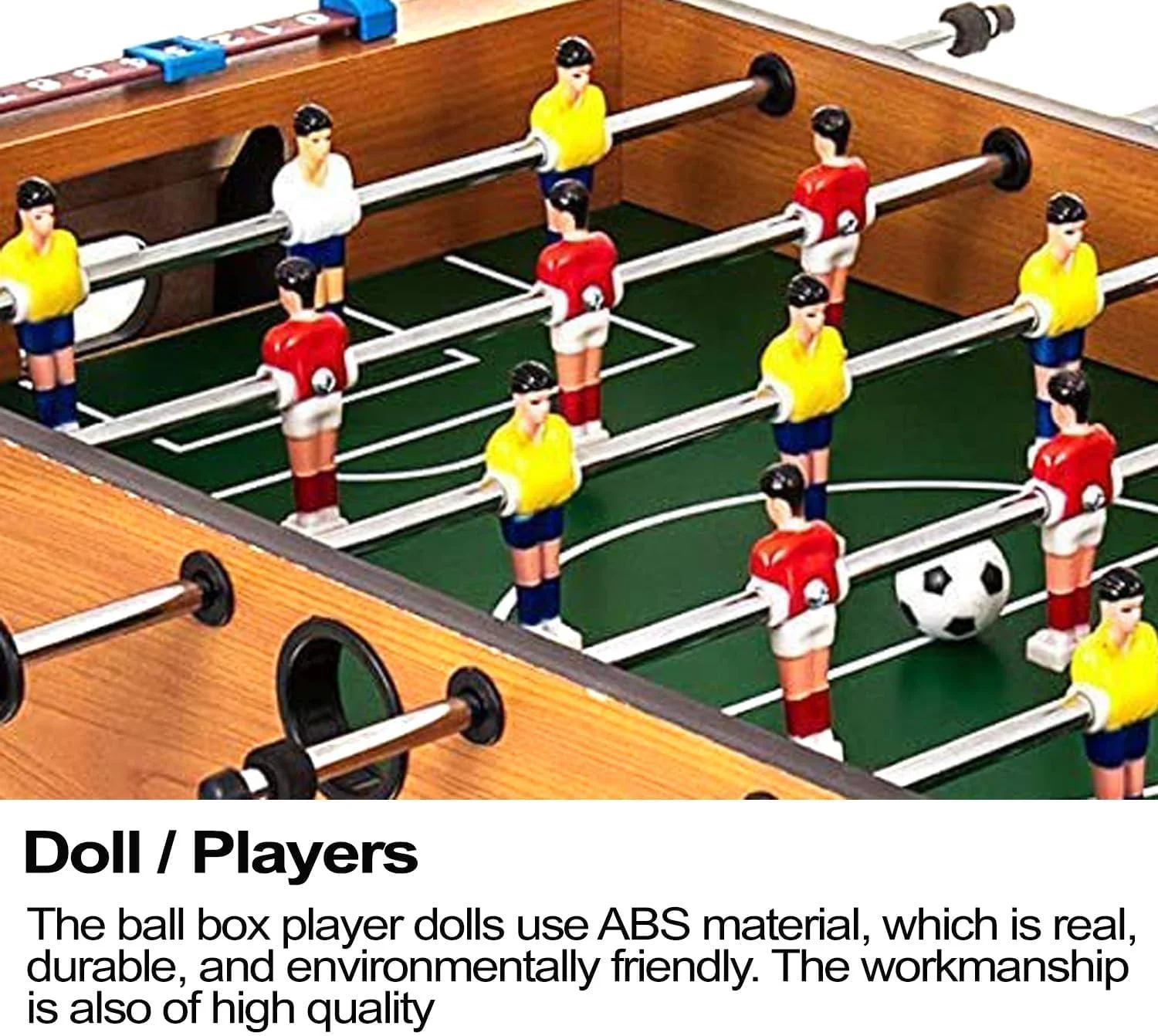 فوتبال دستی رومیزی اسکای لند: ست بازی فوتبال/ساکر قابل حمل مینی برای بزرگسالان و کودکان - شامل دو توپ و نگهدارنده امتیاز فوتبال دستی رومیزی اسکای لند: ست بازی فوتبال/ساکر قابل حمل مینی برای بزرگسالان و کودکان - شامل دو توپ و نگهدارنده امتیاز