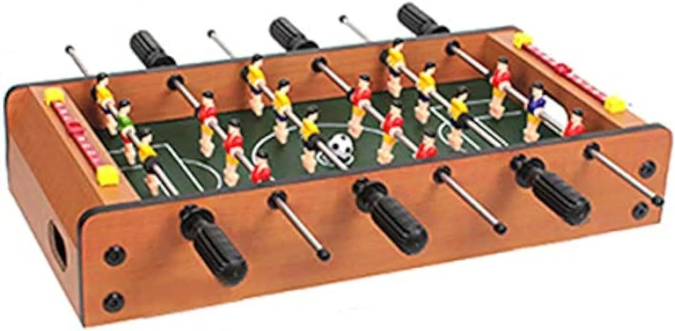 فوتبال دستی رومیزی 6 میله برای کودکان، 31x61x9 سانتی متر فوتبال دستی رومیزی 6 میله برای کودکان، 31x61x9 سانتی متر