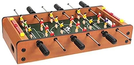 فوتبال دستی رومیزی 6 میله برای کودکان، 31x61x9 سانتی متر فوتبال دستی رومیزی 6 میله برای کودکان، 31x61x9 سانتی متر