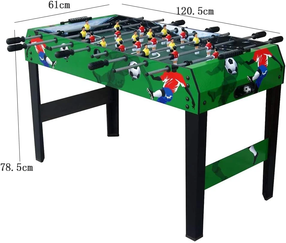 فوتبال دستی رومیزی QIVGXBO، میز بازی فوتبال با 8 میله، میز مینی فوتبال برای کودکان، مناسب برای گیم نت ها، اتاق بازی و بازی های آرکید برند Leunlee فوتبال دستی رومیزی QIVGXBO، میز بازی فوتبال با 8 میله، میز مینی فوتبال برای کودکان، مناسب برای گیم نت ها، اتاق بازی و بازی های آرکید برند Leunlee