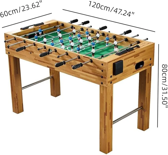 فوتبال دستی حرفه ای MAS Sports، طول 120 سانتی متر، مشکی و سبز، ساخته شده از چوب مهندسی شده برای بزرگسالان و کودکان فوتبال دستی حرفه ای MAS Sports، طول 120 سانتی متر، مشکی و سبز، ساخته شده از چوب مهندسی شده برای بزرگسالان و کودکان