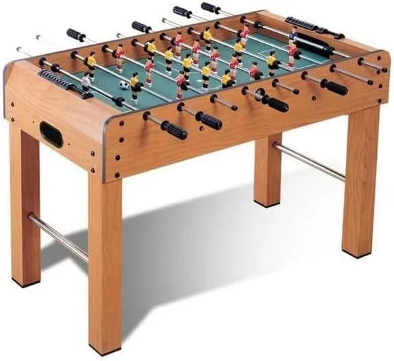 میز فوتبال دستی 4 فوتی پروکسیما هلث اند فیتنس برای کودکان و بزرگسالان | میز بازی فوتبال سرپوشیده با پایه های چوبی، میله های فولادی لغزنده و قاب MDF | میز بازی خانوادگی جمع و جور | مونتاژ آسان میز فوتبال دستی 4 فوتی پروکسیما هلث اند فیتنس برای کودکان و بزرگسالان | میز بازی فوتبال سرپوشیده با پایه های چوبی، میله های فولادی لغزنده و قاب MDF | میز بازی خانوادگی جمع و جور | مونتاژ آسان