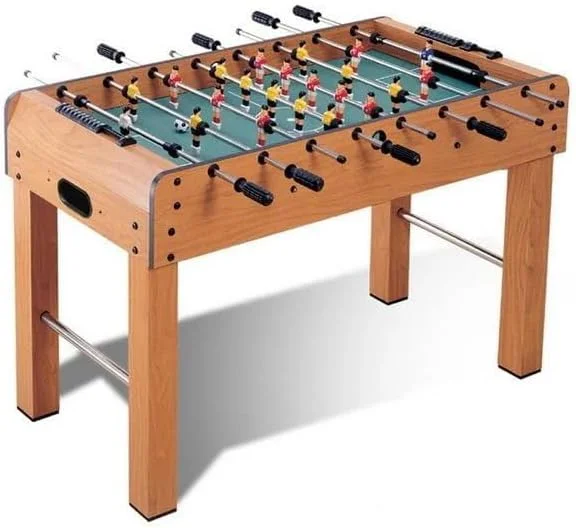 فوتبال دستی ایستاده پاورلکس - پایه های چوبی - ساختار MDF | شامل دو توپ و میز فوتبال دستی | مونتاژ آسان | میز 4 فوتی با حرکت روان | فوتبال دستی برای کودکان فوتبال دستی ایستاده پاورلکس - پایه های چوبی - ساختار MDF | شامل دو توپ و میز فوتبال دستی | مونتاژ آسان | میز 4 فوتی با حرکت روان | فوتبال دستی برای کودکان