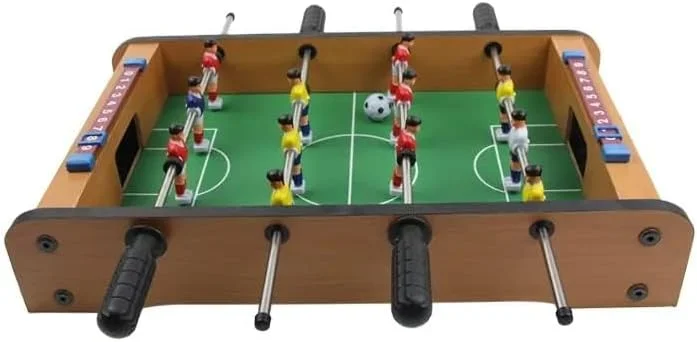 میز فوتبال چوبی نئو کلاسیک، ست بازی تخته ای فوتبال رومیزی اسباب بازی ورزشی (51.3 * 7.5 * 30.5 سانتی متر)
