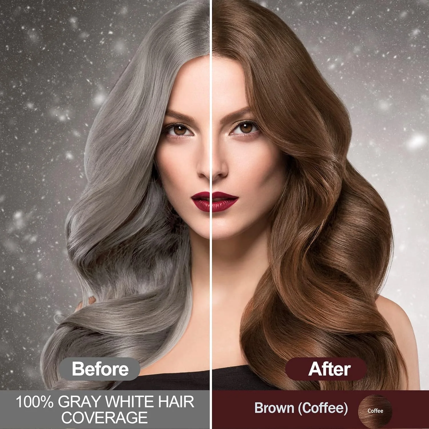 شامپو رنگ مو قهوه ای 3 در 1 - شامپو رنگ فوری برای آقایان و بانوان، شامپو رنگ مو قهوه ای برای موهای سفید (500 میلی لیتر) شامپو رنگ مو قهوه ای 3 در 1 - شامپو رنگ فوری برای آقایان و بانوان، شامپو رنگ مو قهوه ای برای موهای سفید (500 میلی لیتر)