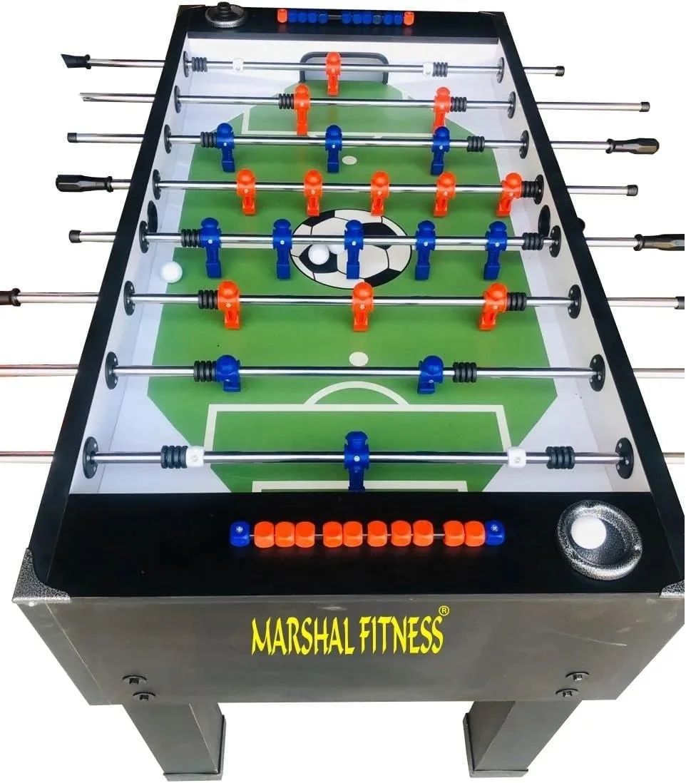 میز فوتبال دستی مارشال فیتنس، میز بازی فوتبال حرفه ای، مشکی - MF-4069 میز فوتبال دستی مارشال فیتنس، میز بازی فوتبال حرفه ای، مشکی - MF-4069