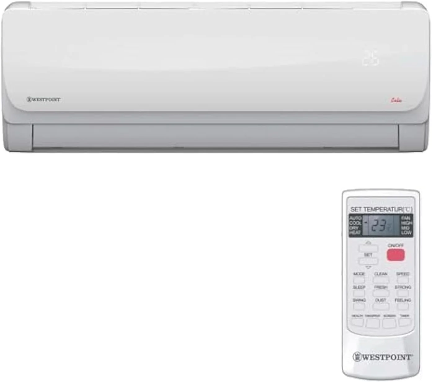 کولر گازی اسپلیت 24000BTU وست پوینت با کمپرسور روتاری T3