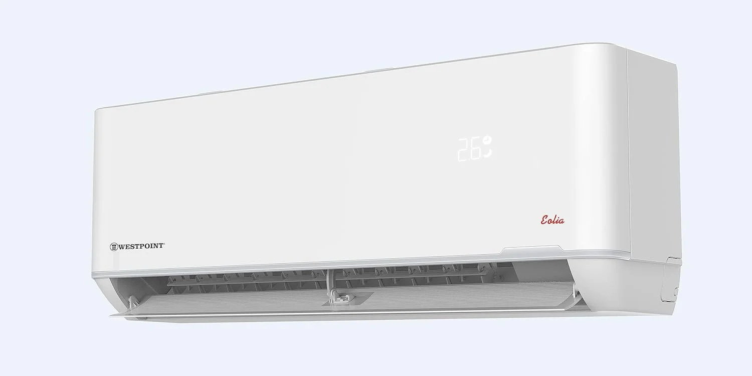 کولر گازی اسپلیت 2.0 تن وست پوینت، کمپرسور روتاری T3، 24000 BTU، گاز R410a، پره های طلایی، راه اندازی مجدد خودکار، فیلتر با قابلیت باز شدن از بالا، سفید مات - WST-24PRO
