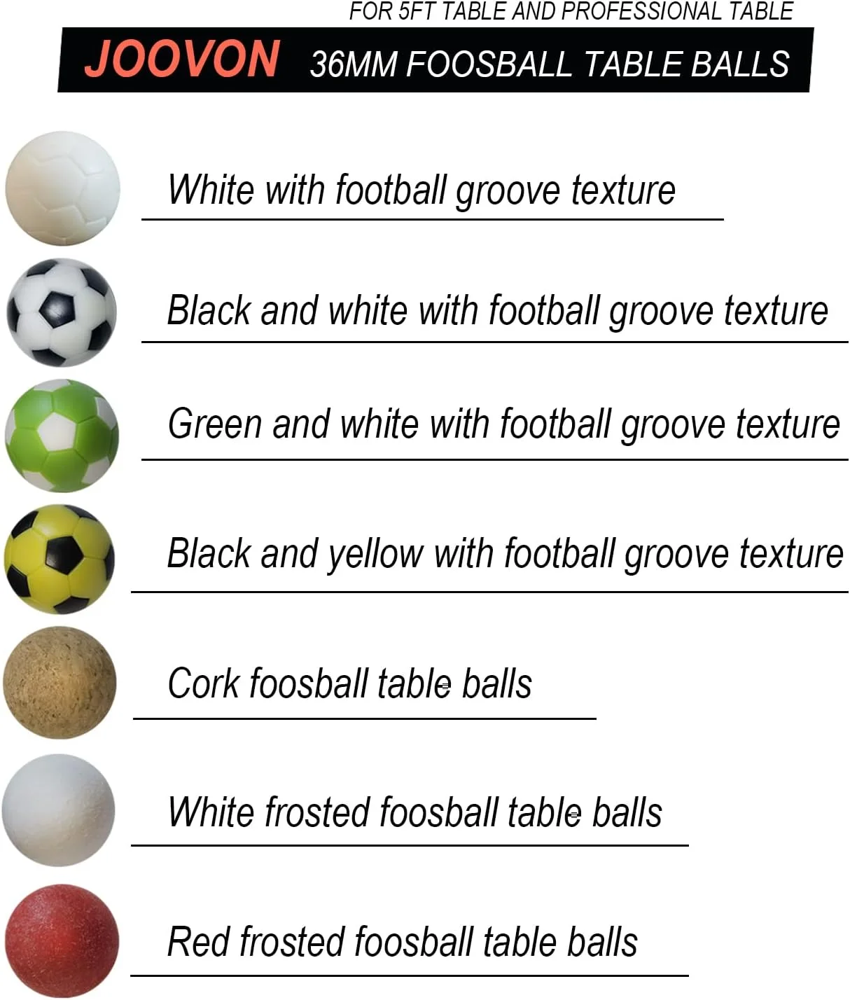 توپ فوتبال دستی جووون، قطر 3.6 سانتی متر، توپ فوتبال دستی برای بازی رومیزی فوتبال دستی، لوازم جانبی جایگزین، چند رنگ با جعبه پلاستیکی توپ فوتبال دستی جووون، قطر 3.6 سانتی متر، توپ فوتبال دستی برای بازی رومیزی فوتبال دستی، لوازم جانبی جایگزین، چند رنگ با جعبه پلاستیکی