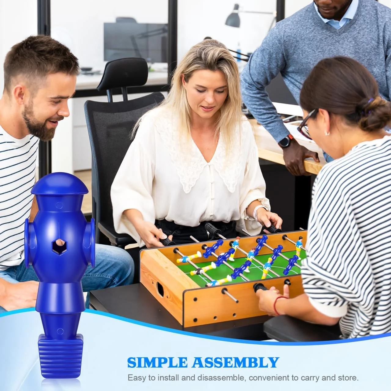 هومویویو 4 عدد آدمک فوتبال دستی جایگزین، قطعات بازیکنان فوتبال آدمک فوتبال دستی لوازم جانبی ماشین فوتبال هومویویو 4 عدد آدمک فوتبال دستی جایگزین، قطعات بازیکنان فوتبال آدمک فوتبال دستی لوازم جانبی ماشین فوتبال