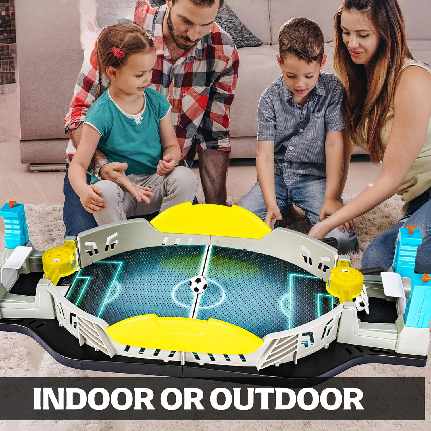 فوتبال دستی رومیزی کوچک Graffic Giraffe، بازی ورزشی فشرده داخل سالن برای کودکان و بزرگسالان، بازی تخته ای فوتبال دستی قابل حمل برای تفریح خانوادگی فوتبال دستی رومیزی کوچک Graffic Giraffe، بازی ورزشی فشرده داخل سالن برای کودکان و بزرگسالان، بازی تخته ای فوتبال دستی قابل حمل برای تفریح خانوادگی