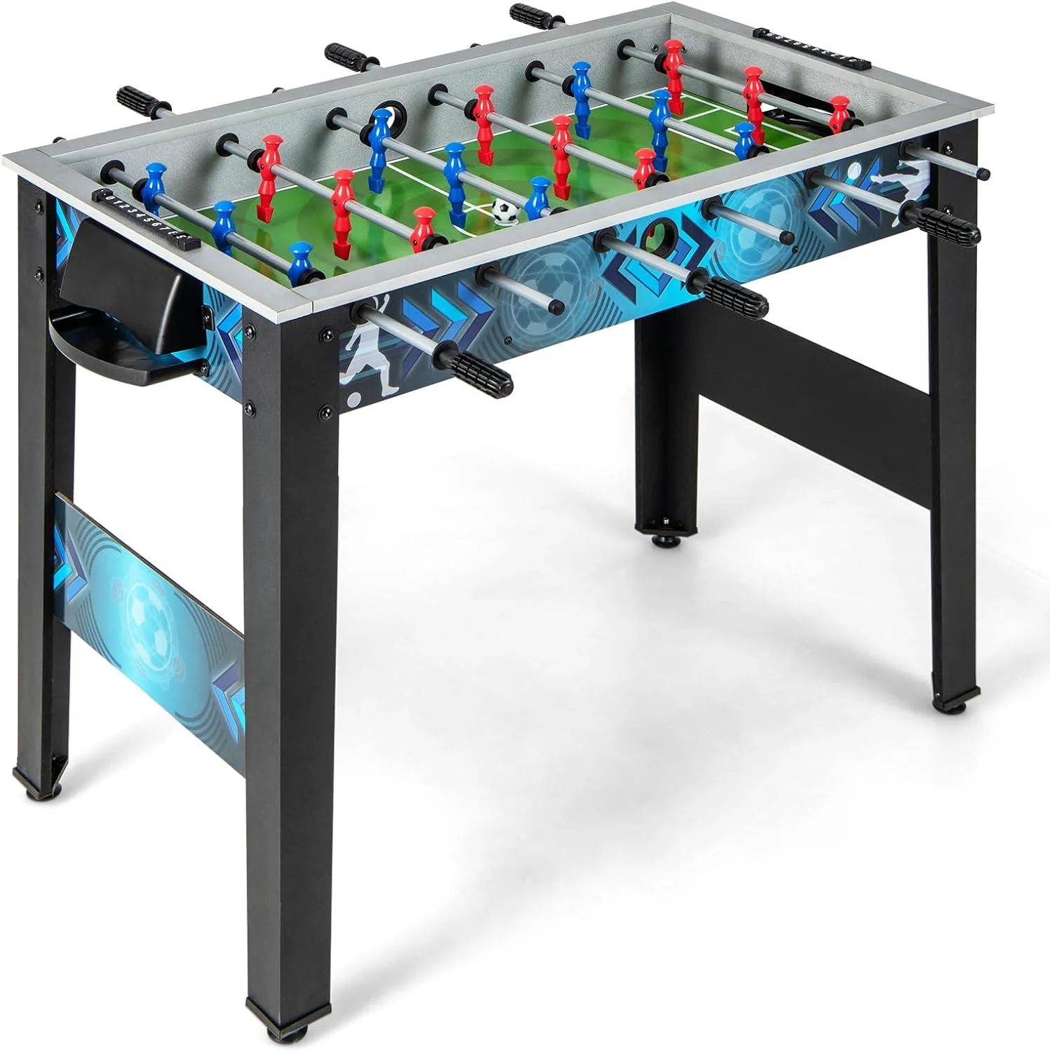 میز فوتبال دستی Giantex، سایز بزرگسال 95 سانتی متری، به همراه 2 توپ، دسته صاف، تراز کننده پایه قابل تنظیم، زمین فوتبال واقعی، بازی میز فوتبال برای کودکان، نوجوانان، بازی فوتبال دستی میز فوتبال دستی Giantex، سایز بزرگسال 95 سانتی متری، به همراه 2 توپ، دسته صاف، تراز کننده پایه قابل تنظیم، زمین فوتبال واقعی، بازی میز فوتبال برای کودکان، نوجوانان، بازی فوتبال دستی