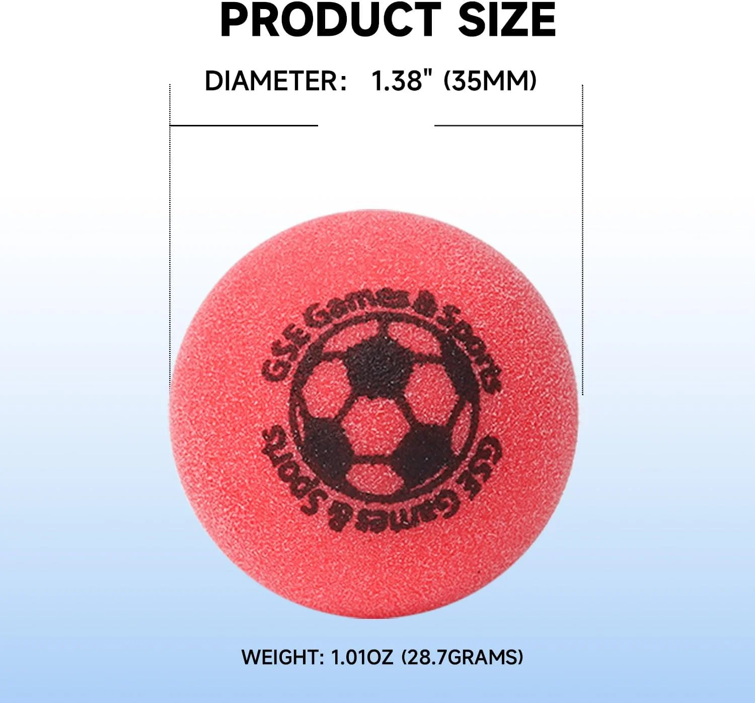 توپ های جایگزین فوتبال دستی سایز استاندارد GSE Games & Sports Expert، 1.365 اینچ، توپ های رسمی مسابقات فوتبال دستی، لوازم جانبی میز فوتبال دستی (چند رنگ - بسته 12 عددی) توپ های جایگزین فوتبال دستی سایز استاندارد GSE Games & Sports Expert، 1.365 اینچ، توپ های رسمی مسابقات فوتبال دستی، لوازم جانبی میز فوتبال دستی (چند رنگ - بسته 12 عددی)