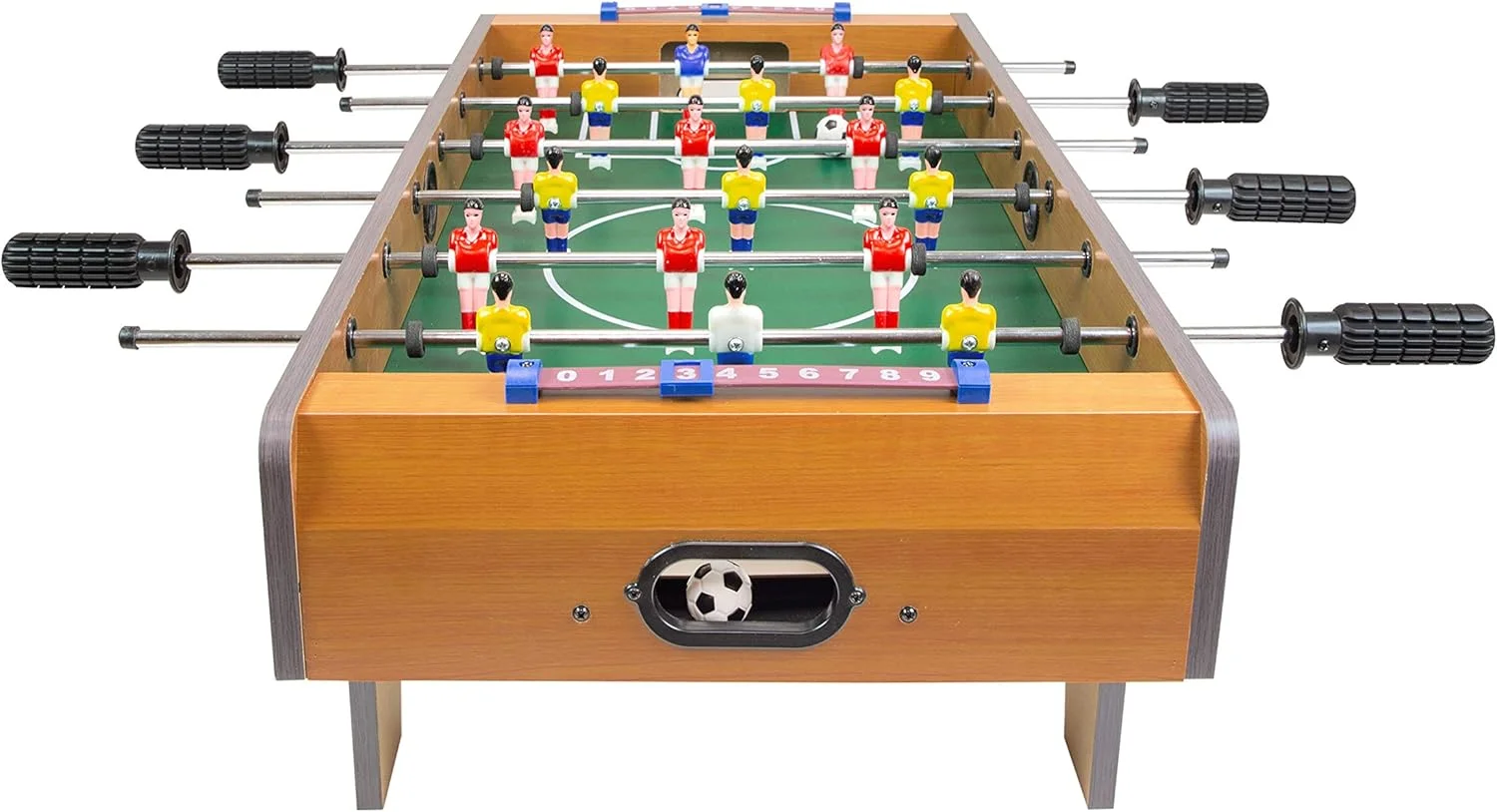 فوتبال دستی رومیزی لوکس گلوبال گیزموز مدل 50580 | مناسب کودکان/بزرگسالان/خانواده | کلاسیک رترو | سبک و قابل حمل، 69cm x 37cm فوتبال دستی رومیزی لوکس گلوبال گیزموز مدل 50580 | مناسب کودکان/بزرگسالان/خانواده | کلاسیک رترو | سبک و قابل حمل، 69cm x 37cm