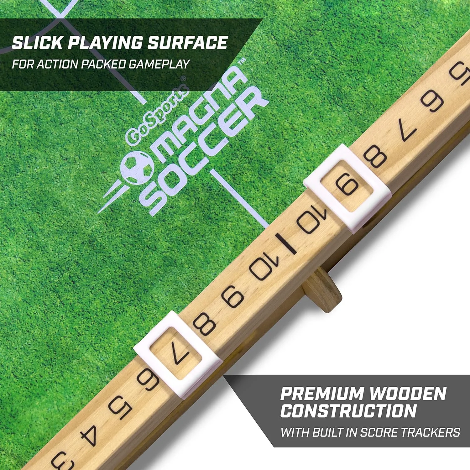 بازی رومیزی فوتبال مگنا Gosports - بازی مهارتی مغناطیسی برای کودکان و بزرگسالان، سبز بازی رومیزی فوتبال مگنا Gosports - بازی مهارتی مغناطیسی برای کودکان و بزرگسالان، سبز