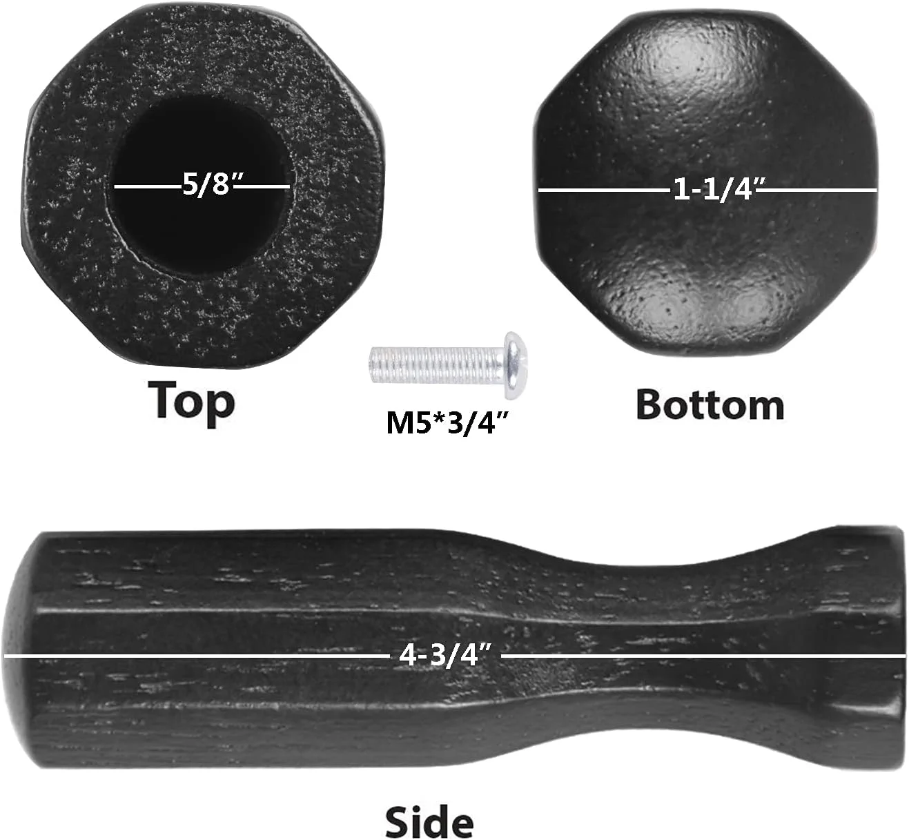 دستگیره های میز فوتبال گیمسان، دسته چوبی فوتبال دستی 5/8 اینچی، بسته 8 عددی دستگیره های میز فوتبال گیمسان، دسته چوبی فوتبال دستی 5/8 اینچی، بسته 8 عددی