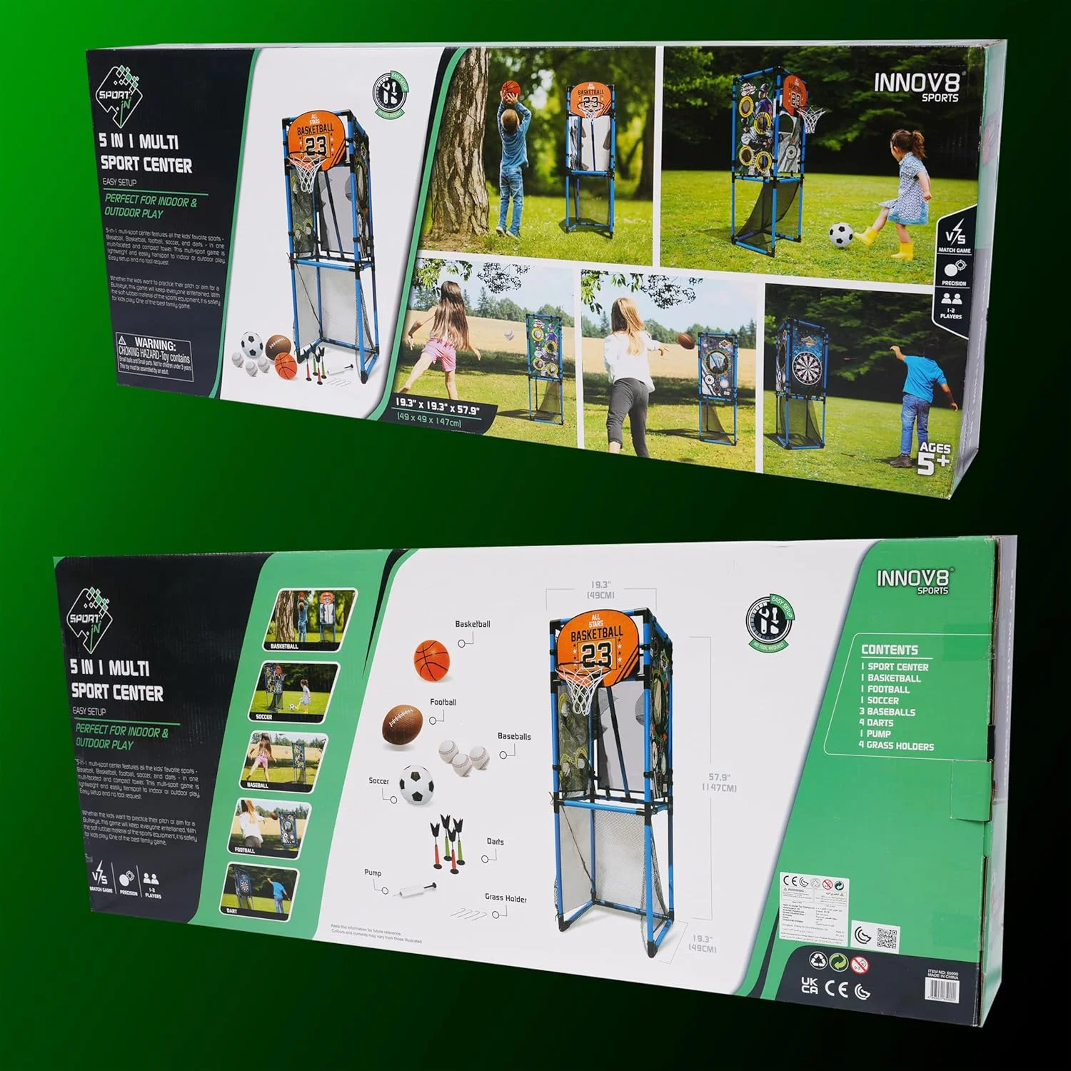 میز بازی 5 در 1 زرافه گرافیکی | مجموعه بازی ترکیبی برای خانه | میز فوتبال، بسکتبال، دارت، بیسبال و فوتبال برای کودکان | میز بازی ترکیبی 58 اینچی میز بازی 5 در 1 زرافه گرافیکی | مجموعه بازی ترکیبی برای خانه | میز فوتبال، بسکتبال، دارت، بیسبال و فوتبال برای کودکان | میز بازی ترکیبی 58 اینچی