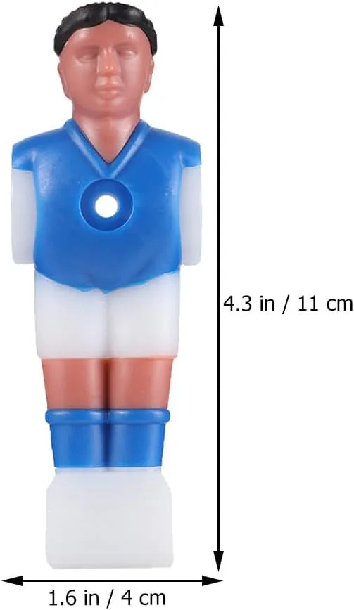 فیگورهای فوتبال دستی Garneck سایز 16 و 13 میلیمتر - 4 قطعه یدکی برای فوتبال دستی - مینی بازیکن فوتبال برای سرگرمی بهینه و تنظیم دلخواه بازی فوتبال دستی شما فیگورهای فوتبال دستی Garneck سایز 16 و 13 میلیمتر - 4 قطعه یدکی برای فوتبال دستی - مینی بازیکن فوتبال برای سرگرمی بهینه و تنظیم دلخواه بازی فوتبال دستی شما