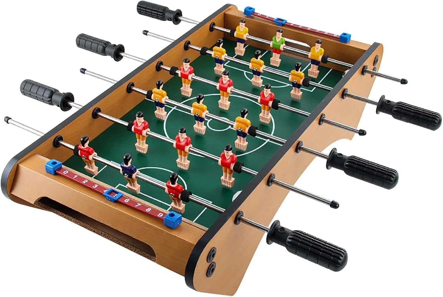 فوتبال دستی رومیزی، میز فوتبال چوبی برای بازی های سرگرم کننده خانوادگی فوتبال دستی رومیزی، میز فوتبال چوبی برای بازی های سرگرم کننده خانوادگی