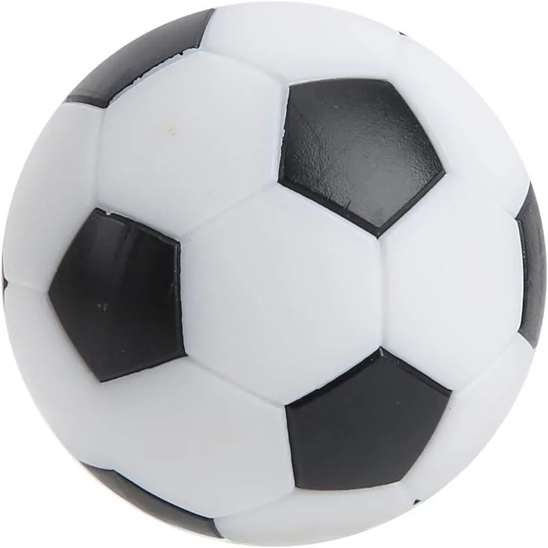 8 عدد توپ فوتبال دستی مینی 32 میلی متری، توپ های فوتبال دستی، توپ های فوتبال رومیزی، توپ های بازی رومیزی کودکان، لوازم جانبی کوچک فوتبال دستی، سیاه و سفید