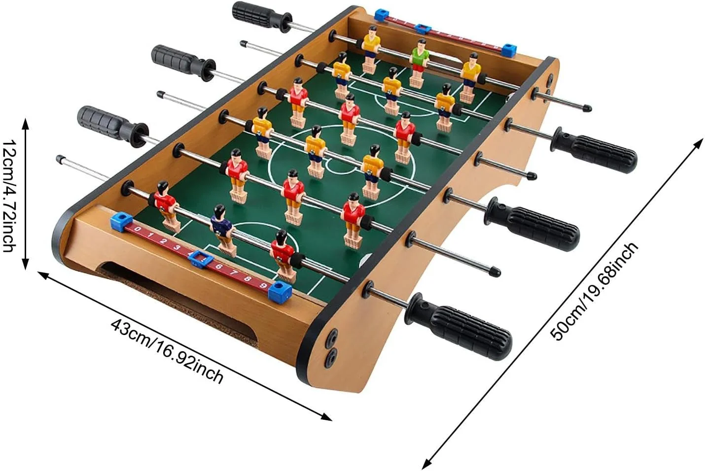 فوتبال دستی رومیزی، میز فوتبال چوبی برای بازی های سرگرم کننده خانوادگی فوتبال دستی رومیزی، میز فوتبال چوبی برای بازی های سرگرم کننده خانوادگی