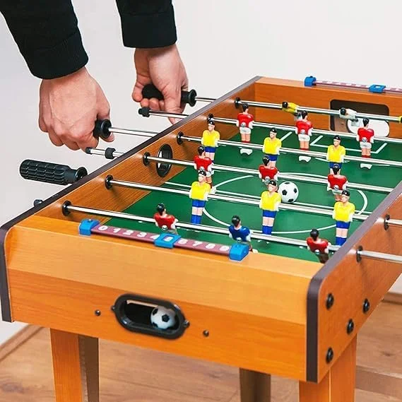 فوتبال دستی اسباب بازی برای کودکان و بزرگسالان، ست میز فوتبال دستی، فوتبال دستی رومیزی سرپوشیده، فوتبال دستی چوبی کوچک قابل حمل برای اتاق، گیم نت، بار، مهمانی، اداره، خانواده 2260 فوتبال دستی اسباب بازی برای کودکان و بزرگسالان، ست میز فوتبال دستی، فوتبال دستی رومیزی سرپوشیده، فوتبال دستی چوبی کوچک قابل حمل برای اتاق، گیم نت، بار، مهمانی، اداره، خانواده 2260