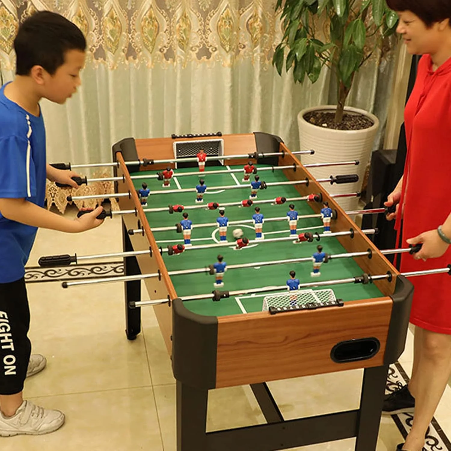 فوتبال دستی چند نفره، مونتاژ آسان و بادوام، بازی فوتبال آرکید برای شب های خانوادگی و پارک