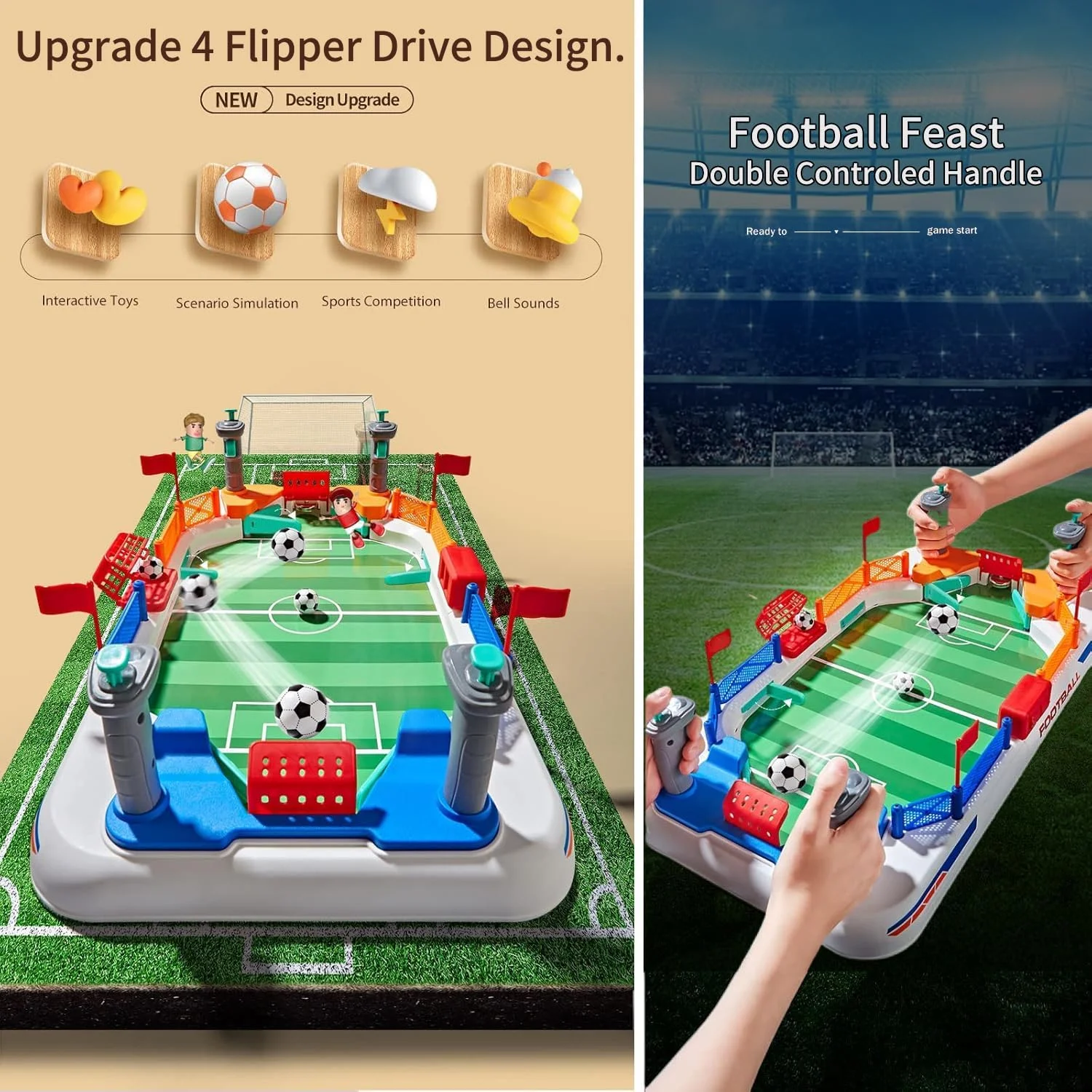 فوتبال دستی مینیاتوری 2024، فوتبال رومیزی جدید، پین بال برای اتاق بازی سرپوشیده، فوتبال دستی رومیزی، بازی تخته ای ورزشی برای بزرگسالان، کودکان و بازی خانوادگی فوتبال دستی مینیاتوری 2024، فوتبال رومیزی جدید، پین بال برای اتاق بازی سرپوشیده، فوتبال دستی رومیزی، بازی تخته ای ورزشی برای بزرگسالان، کودکان و بازی خانوادگی