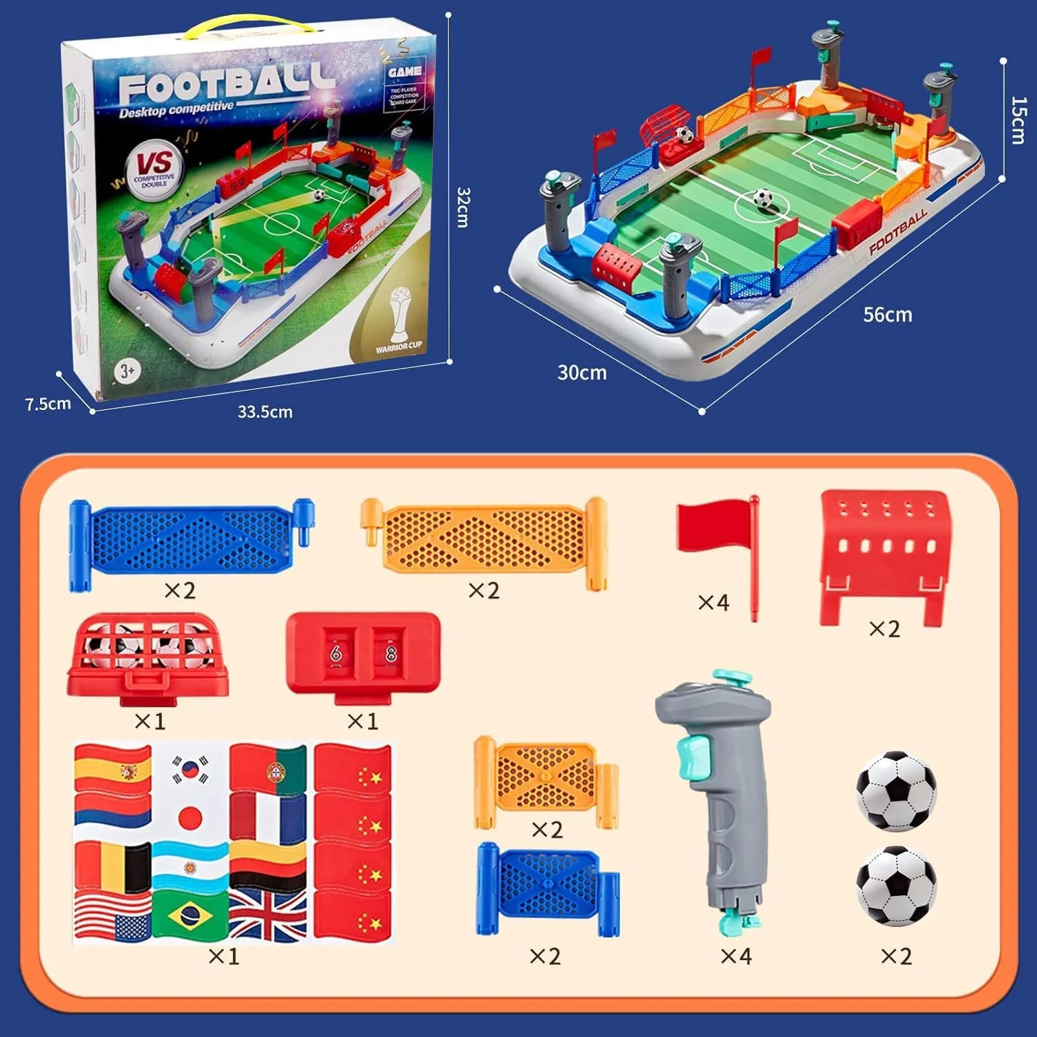 فوتبال دستی مینیاتوری 2024، فوتبال رومیزی جدید، پین بال برای اتاق بازی سرپوشیده، فوتبال دستی رومیزی، بازی تخته ای ورزشی برای بزرگسالان، کودکان و بازی خانوادگی فوتبال دستی مینیاتوری 2024، فوتبال رومیزی جدید، پین بال برای اتاق بازی سرپوشیده، فوتبال دستی رومیزی، بازی تخته ای ورزشی برای بزرگسالان، کودکان و بازی خانوادگی