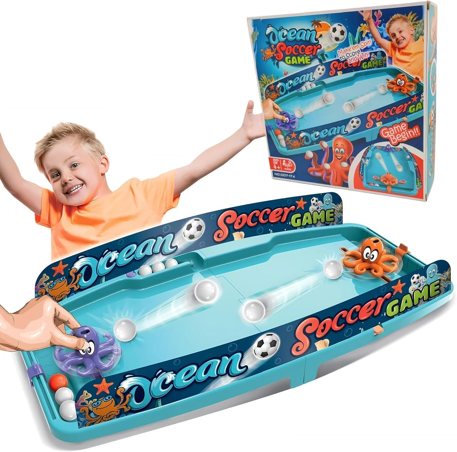 فوتبال دستی کوچک، بازی اختاپوس، فوتبال دستی مینی، بازی پین بال برای کودکان، بازی خانوادگی رومیزی سرپوشیده، بازی رومیزی مهمانی