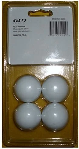 توپ های فوتبال دستی Fat Cat، سایز استاندارد 36 میلی متری، سفید یکدست، بسته 4 عددی توپ های فوتبال دستی Fat Cat، سایز استاندارد 36 میلی متری، سفید یکدست، بسته 4 عددی