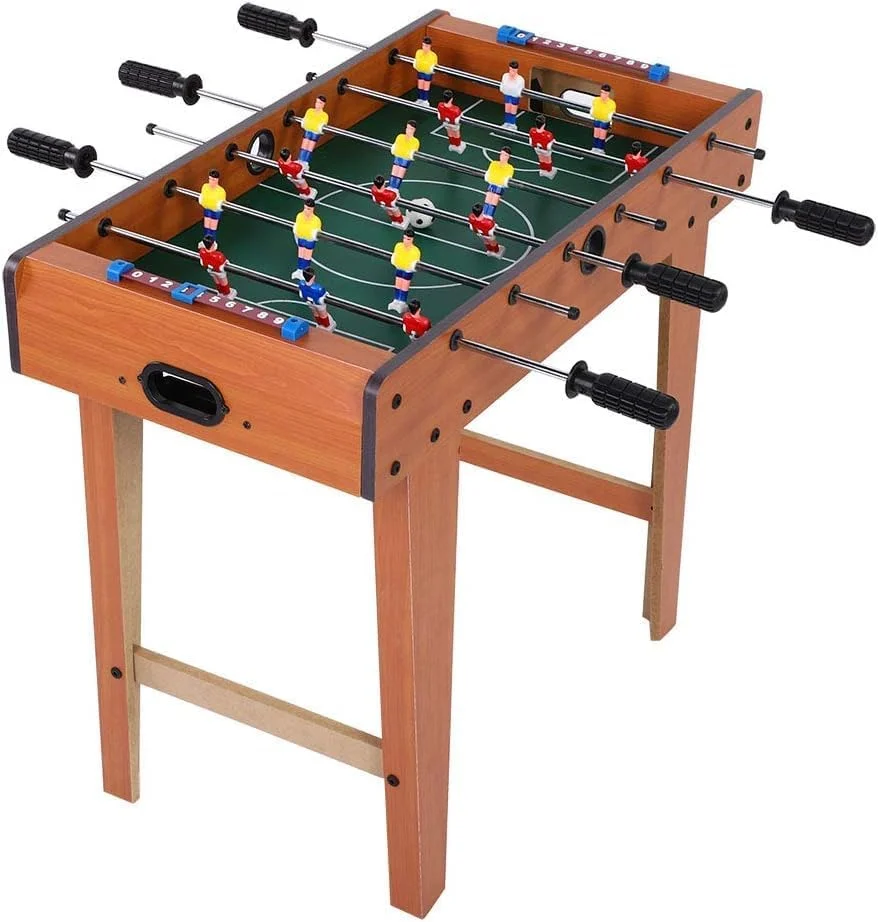 فوتبال دستی مدل FC22، ست قابل حمل، میز بازی چوبی با مونتاژ آسان به همراه توپ و بازیکنان، ست میز فوتبال دستی مناسب فضای داخلی برای بازی، اتاق بازی، به همراه توپ و بازیکنان فوتبال دستی مدل FC22، ست قابل حمل، میز بازی چوبی با مونتاژ آسان به همراه توپ و بازیکنان، ست میز فوتبال دستی مناسب فضای داخلی برای بازی، اتاق بازی، به همراه توپ و بازیکنان