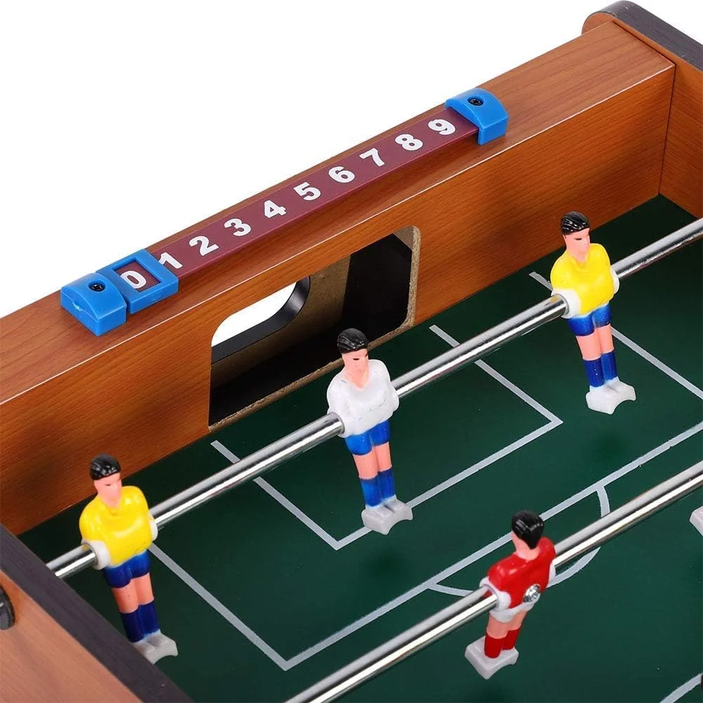 فوتبال دستی مدل FC22، ست قابل حمل، میز بازی چوبی با مونتاژ آسان به همراه توپ و بازیکنان، ست میز فوتبال دستی مناسب فضای داخلی برای بازی، اتاق بازی، به همراه توپ و بازیکنان فوتبال دستی مدل FC22، ست قابل حمل، میز بازی چوبی با مونتاژ آسان به همراه توپ و بازیکنان، ست میز فوتبال دستی مناسب فضای داخلی برای بازی، اتاق بازی، به همراه توپ و بازیکنان