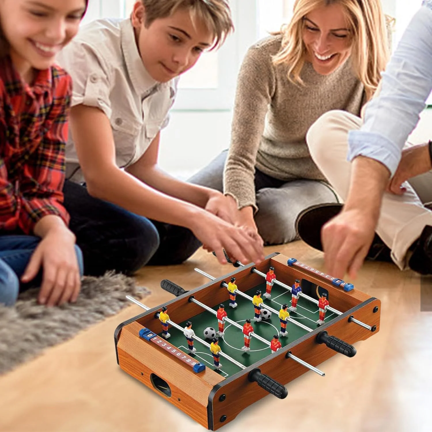 فوتبال دستی - فوتبال دستی رومیزی قابل حمل | فوتبال دستی تقویت هماهنگی چشم و دست، پرورش ادراک، تعمیق تعامل والدین و فرزندان برای دختران، پسران، کودکان، خانه فوتبال دستی - فوتبال دستی رومیزی قابل حمل | فوتبال دستی تقویت هماهنگی چشم و دست، پرورش ادراک، تعمیق تعامل والدین و فرزندان برای دختران، پسران، کودکان، خانه