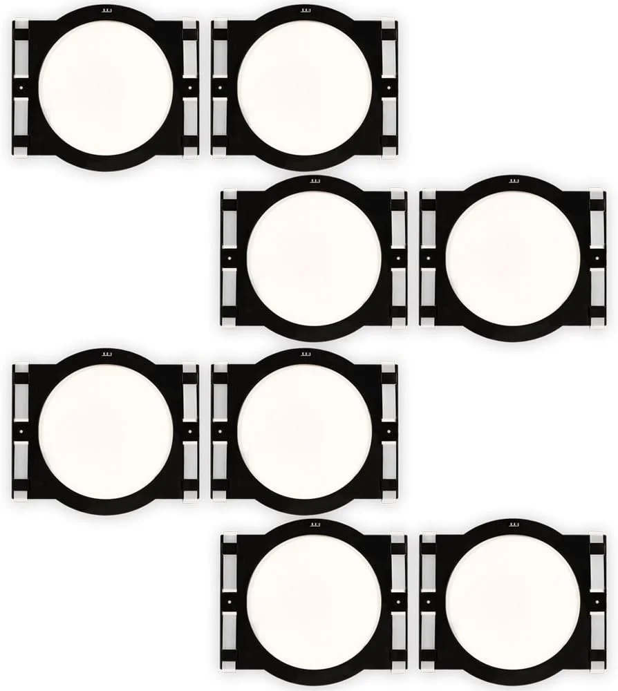 کیت نصب داخل سقف Theater Solutions RK8C برای بلندگوهای 8 اینچی - بسته 4 جفتی