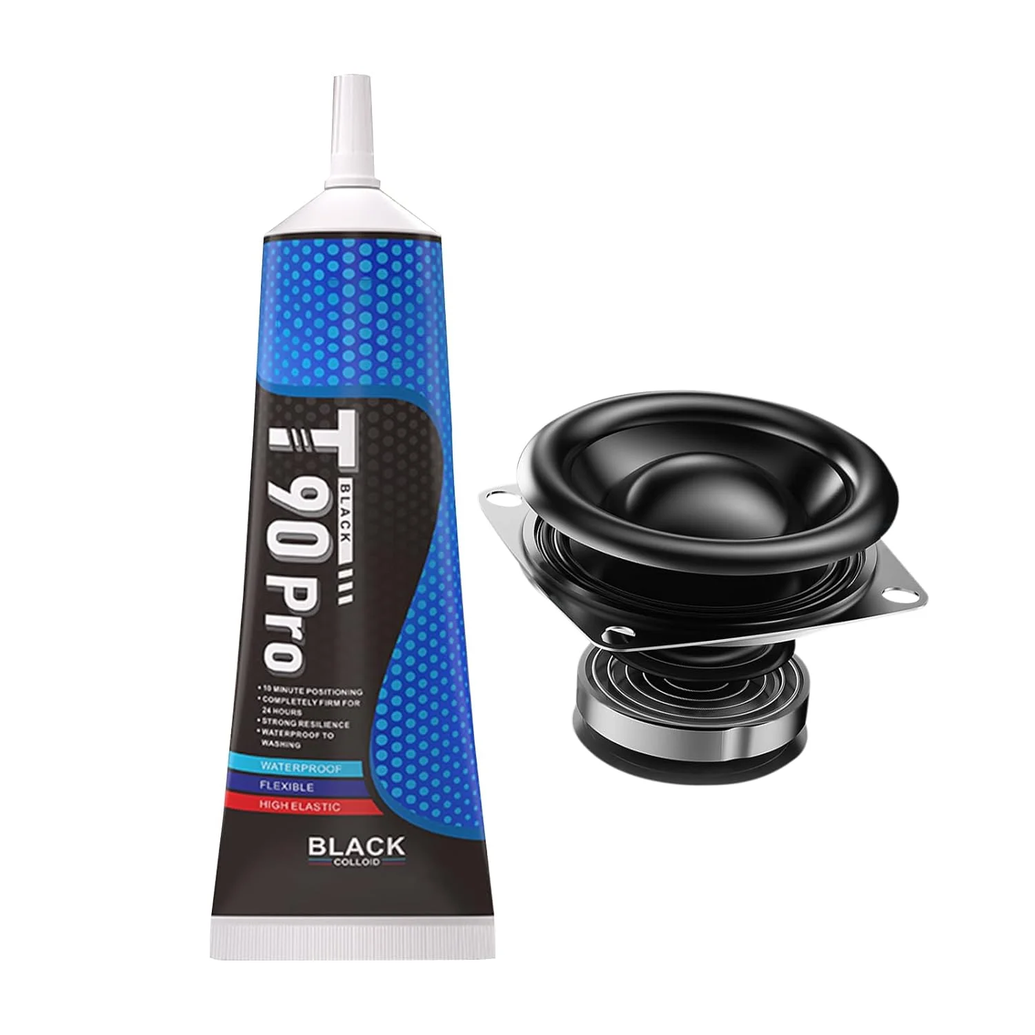 چسب بلندگو | چسب با عملکرد بالا، درزگیر مشکی با عملکرد بالا، تعمیر تجهیزات بلندگو با پیوند قوی برای مردان، زنان و بزرگسالان چسب بلندگو | چسب با عملکرد بالا، درزگیر مشکی با عملکرد بالا، تعمیر تجهیزات بلندگو با پیوند قوی برای مردان، زنان و بزرگسالان