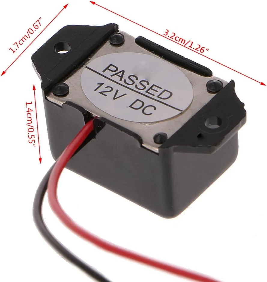 بلندگوی پلاگین DC12V 85dB سوچوانگوانگ برای کیس مادربرد کامپیوتر داخلی - بوق آلارم