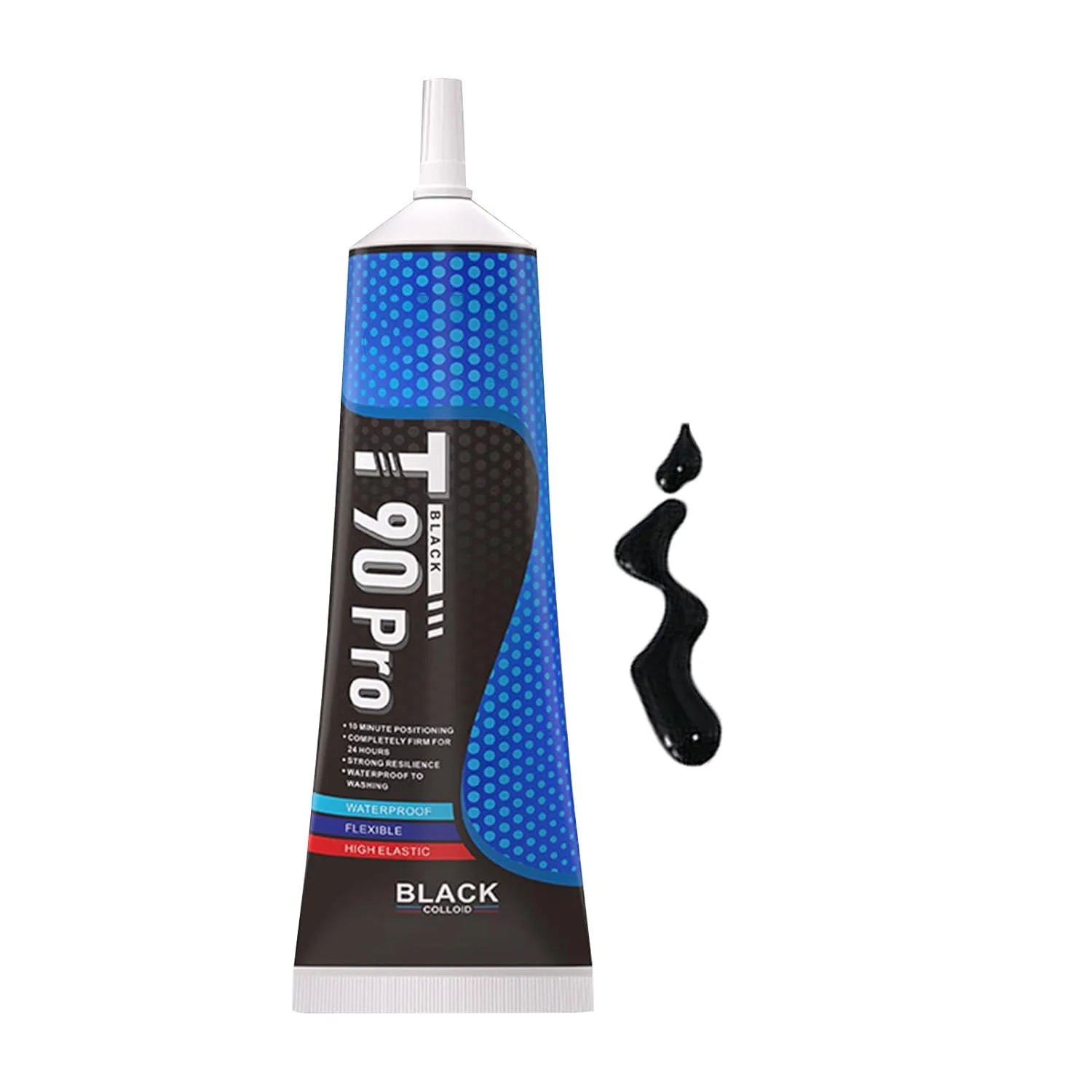 چسب تعمیر بلندگو - چسب الکترونیکی - درزگیر دقیق با پیوند قوی مشکی برای تعمیرات بلندگو، لوازم الکترونیکی، منزل، بانوان و آقایان