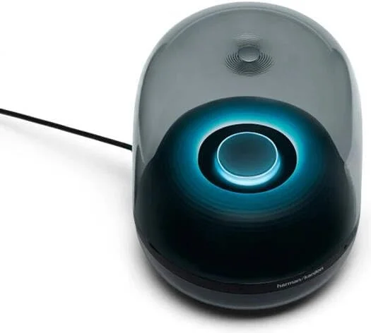 سیستم بلندگوی بلوتوثی بی سیم 2.1 Har.man Kar.don SoundSticks 4، دارای 8 درایور فول رنج 1.4 اینچی، بلوتوث 4.2، ساب ووفر 5.25 اینچی رو به پایین، توان خروجی تا 140 وات، مشکی اورجینال