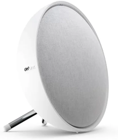 اسپیکر وای فای چند اتاقه Defunc Home Hi-Fi با الکسا داخلی. سازگار با بلوتوث، ایرپلی، اسپاتیفای، تایدال، و Anghami، دارای قابلیت همگام سازی استریو، بیس قوی، کنترل از طریق اپلیکیشن (سفید، کوچک)