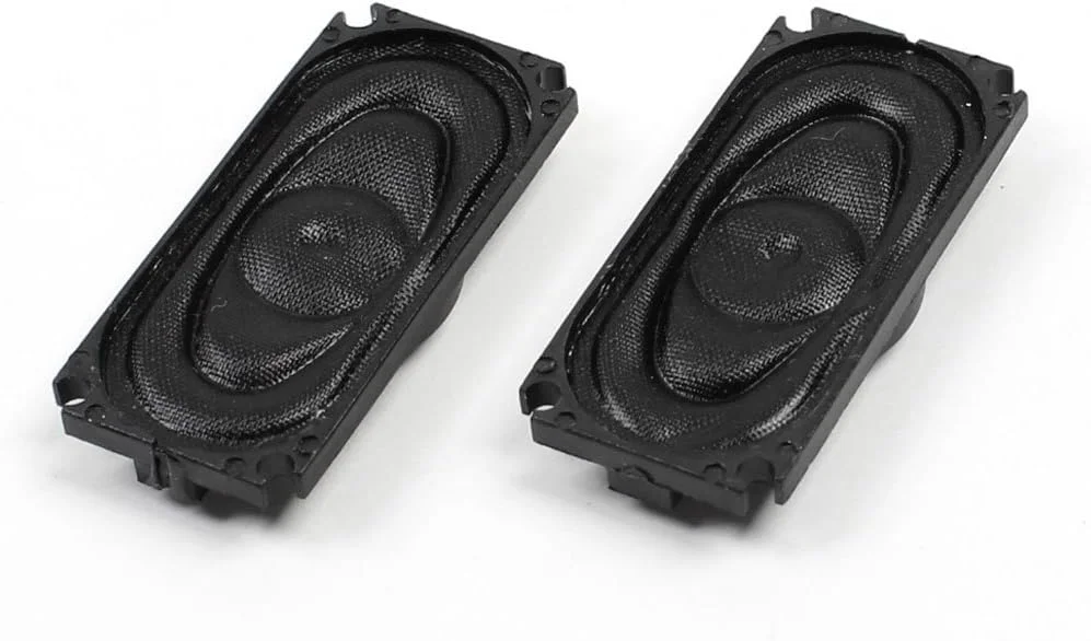 دو عدد قطعه تعمیر بلندگوی تلویزیون ال سی دی 35mm x 16mm با توان 1 وات 8 اهم